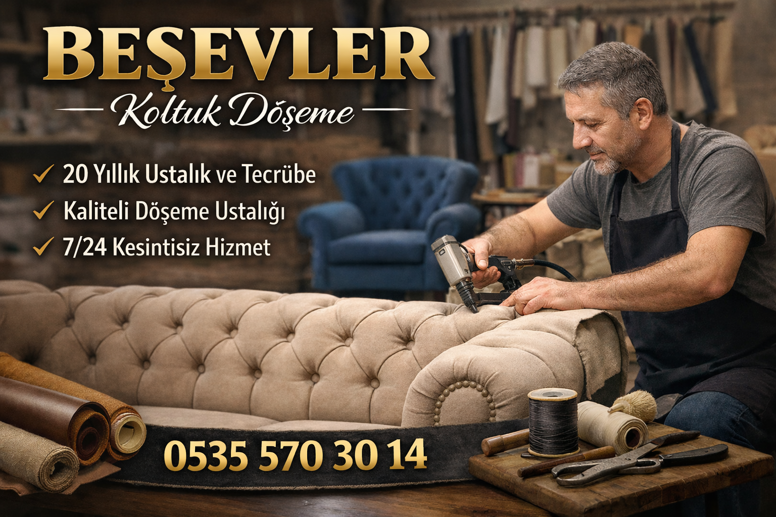 Beşevler Koltuk Döşeme